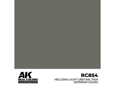 Real Colors: Hellgrau-Light Grey RAL 7009 (interior color) 17 m 