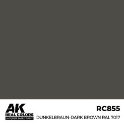 Real Colors: Dunkelbraun-Dark Brown RAL 7017 17 ml.  2