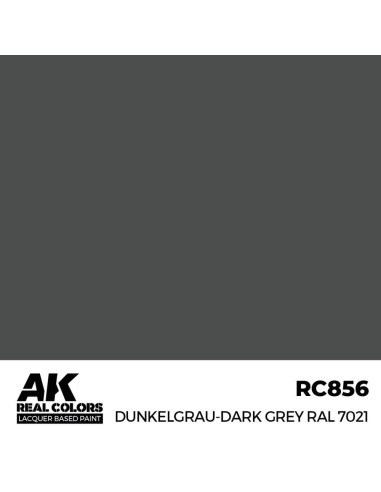 Real Colors: Dunkelgrau-Dark Grey RAL 7021 17 ml. 