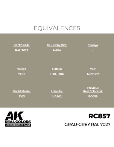 Real Colors: Grau-Grey RAL 7027 17 ml. 