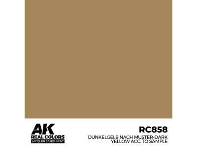Real Colors: Dunkelgelb Nach Muster-Dark Yellow acc. to Sample 