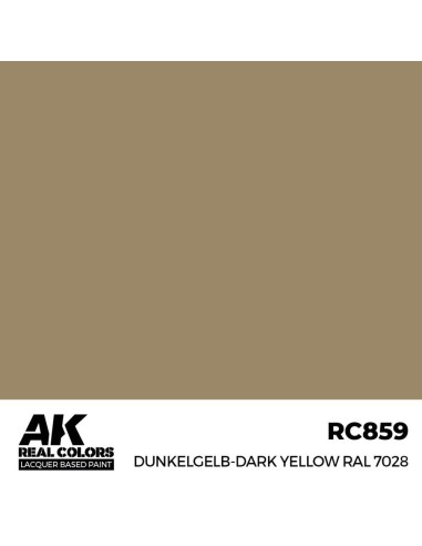 Real Colors: Dunkelgelb-Dark Yellow RAL 7028 17 ml. 