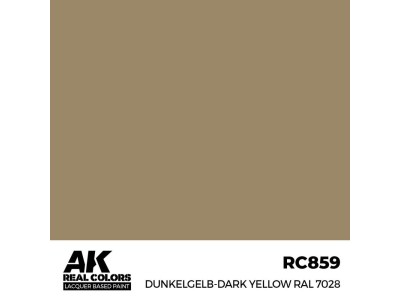 Real Colors: Dunkelgelb-Dark Yellow RAL 7028 17 ml. 