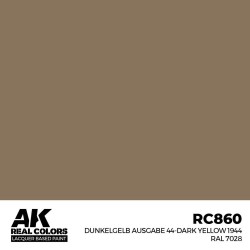 Real Colors: Dunkelgelb Ausgabe 44-Dark Yellow 1944 RAL 7028 17 ml.  2