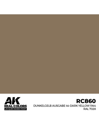 Real Colors: Dunkelgelb Ausgabe 44-Dark Yellow 1944 RAL 7028 17 ml. 