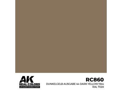 Real Colors: Dunkelgelb Ausgabe 44-Dark Yellow 1944 RAL 7028 17 ml. 