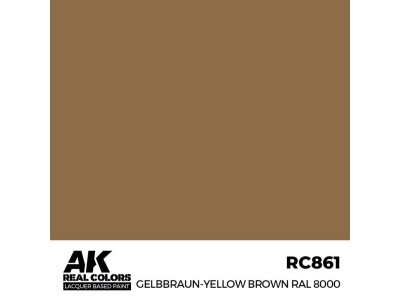 Real Colors: Gelbbraun-Yellow Brown RAL 8000 17 ml. 