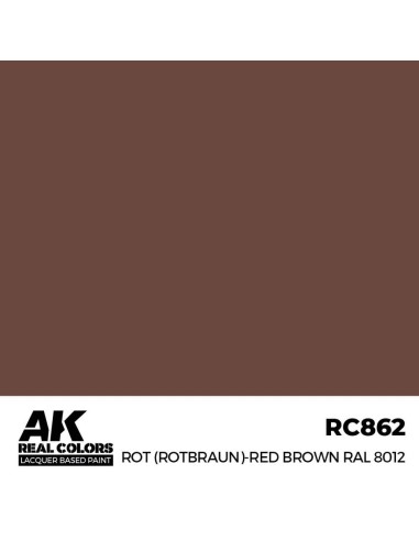 Real Colors: Rot (Rotbraun)-Red Brown RAL 8012 17 ml. 