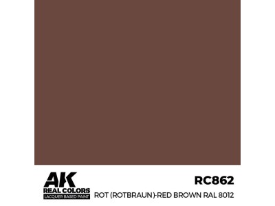Real Colors: Rot (Rotbraun)-Red Brown RAL 8012 17 ml. 