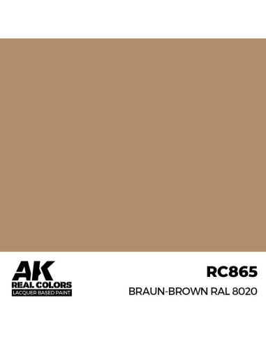Real Colors: Braun-Brown RAL 8020 17 ml. 