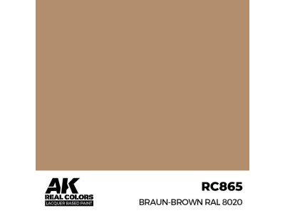 Real Colors: Braun-Brown RAL 8020 17 ml. 