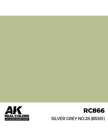 Real Colors: Silver Grey No.28 (BS381) 17 ml. 
