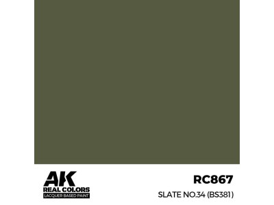 Real Colors: Slate No.34 (BS381) 17 ml. 