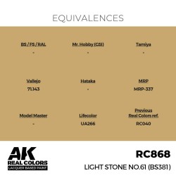 Real Colors: Light Stone No.61 (BS381) 17 ml. 
