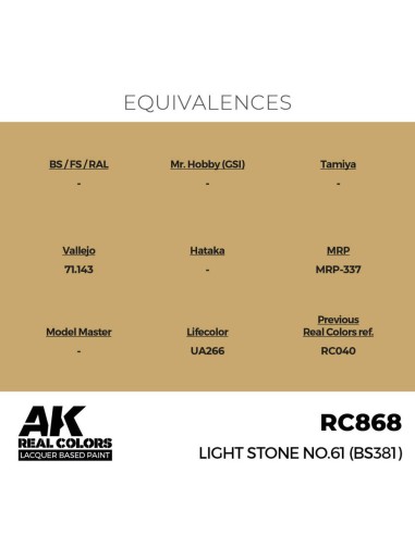 Real Colors: Light Stone No.61 (BS381) 17 ml. 