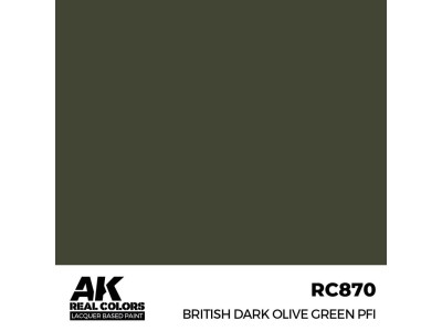 Real Colors: British Dark Olive Green PFI 17 ml. 
