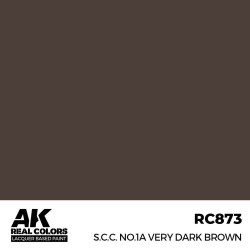 Real Colors: S.C.C. No.1A Very Dark Brown 17 ml.  2