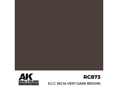 Real Colors: S.C.C. No.1A Very Dark Brown 17 ml. 