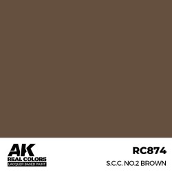 Real Colors: S.C.C. No.2 Brown 17 ml.  2