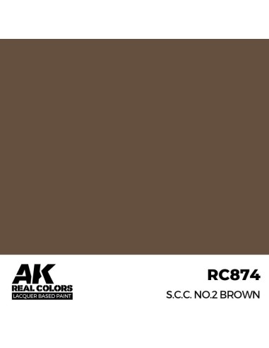 Real Colors: S.C.C. No.2 Brown 17 ml. 