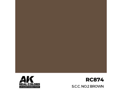 Real Colors: S.C.C. No.2 Brown 17 ml. 