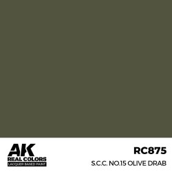 Real Colors: S.C.C. No.15 Olive Drab 17 ml.  2