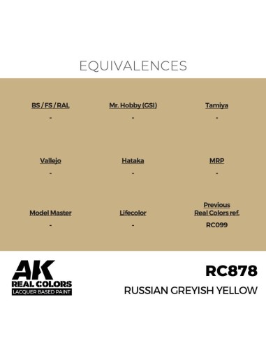 Real Colors: Russian Greyish Yellow 17 ml. 