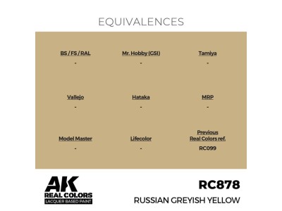 Real Colors: Russian Greyish Yellow 17 ml. 
