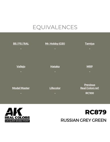 Real Colors: Russian Grey Green 17 ml. 