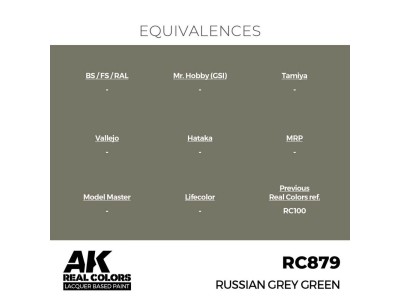 Real Colors: Russian Grey Green 17 ml. 