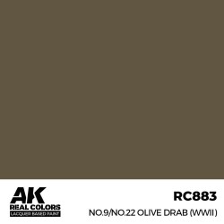 Real Colors: No.9/No.22 Olive Drab (WWII) 17 ml.  2