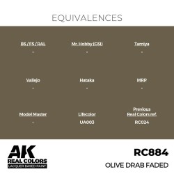 Real Colors: Olive Drab Faded 17 ml. 