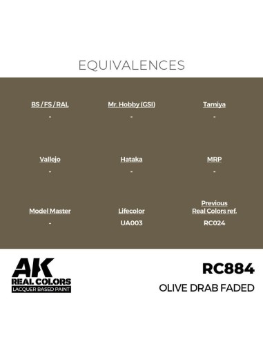 Real Colors: Olive Drab Faded 17 ml. 