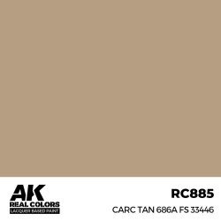 Real Colors: CARC Tan 686A FS 33446 17 ml.  2