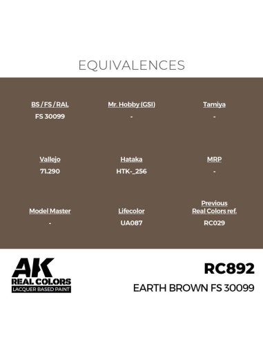 Real Colors: Earth Brown FS 30099  17 ml. 