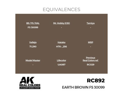 Real Colors: Earth Brown FS 30099  17 ml. 