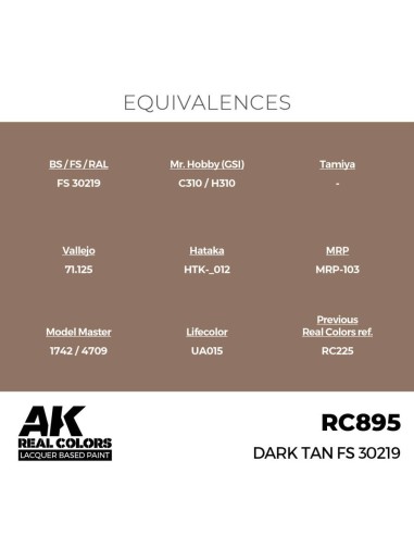 Real Colors: Dark Tan FS 30219 17 ml. 
