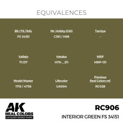 Real Colors: Interior Green FS 34151 17 ml. 