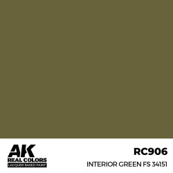 Real Colors: Interior Green FS 34151 17 ml.  2
