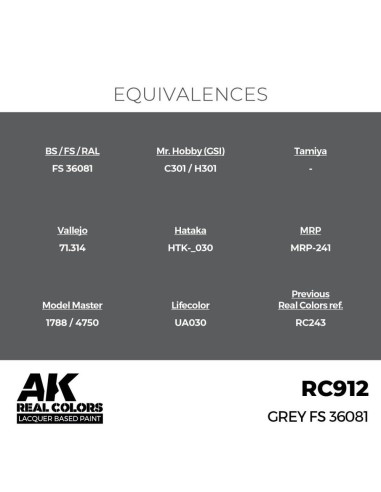 Real Colors: Grey FS 36081 17 ml. 