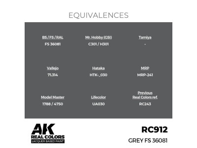 Real Colors: Grey FS 36081 17 ml. 