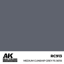 Real Colors: Medium Gunship Grey FS 36118 17 ml.  2