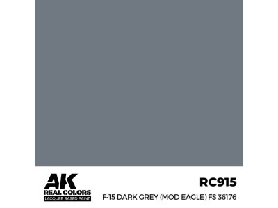 Real Colors: F-15 Dark Grey (MOD EAGLE) FS 36176 17 ml. 