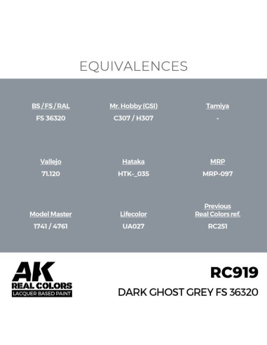 Real Colors: Dark Ghost Grey FS 36320 17 ml. 