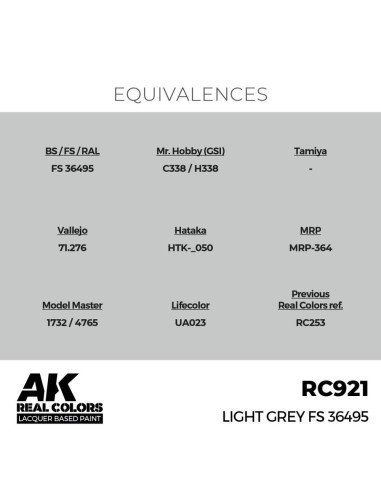 Real Colors: Light Grey FS 36495 17 ml. 