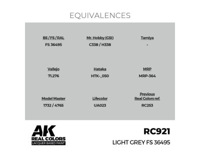 Real Colors: Light Grey FS 36495 17 ml. 