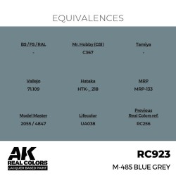 Real Colors: M-485 Blue Grey 17 ml. 