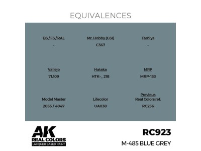 Real Colors: M-485 Blue Grey 17 ml. 