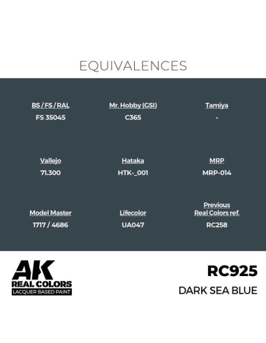Real Colors: Dark Sea Blue 17 ml. 