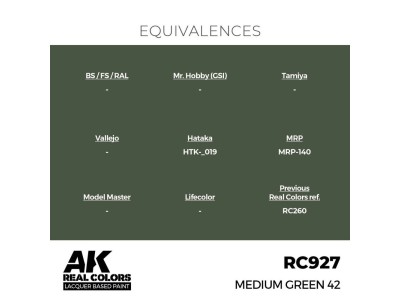 Real Colors: Medium Green 42 17 ml. 
